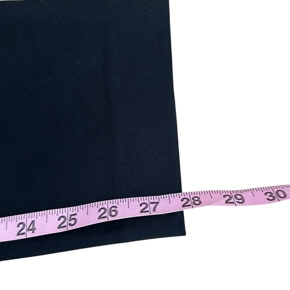 Loft Pant Skinny Leg Black Silver Stripe Size 12 - Picture 7 of 7